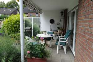 Gepflegte 3-Zimmer-Erdgeschosswohnung mit Garten, Terrasse und Garage in Krefeld-Lindental
