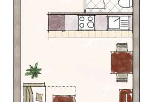 Gemütliche 1-Zimmerwohnung mit Balkon in Sendling-Westpark, saniertes Bad – Linderhofstr. 31, 81377 Am Waldfriedhof, München – Vorschaubild 8