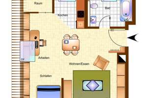 Ideales City-Apartment nahe Uni & MDR – ruhig im Hinterhaus & fußläufig zur Karli zur KA oder EN