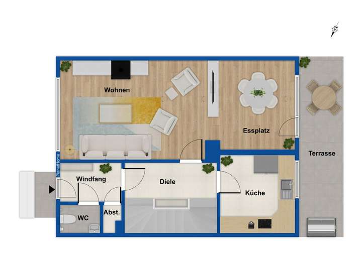 Grundriss Erdgeschoss