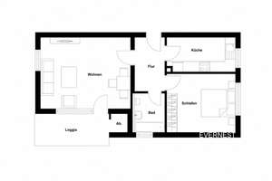 Modernisierungsbedürftige 2-Zimmer-Wohnung in Leverkusen-Rheindorf – 51371 Rheindorf, Leverkusen – Vorschaubild 9