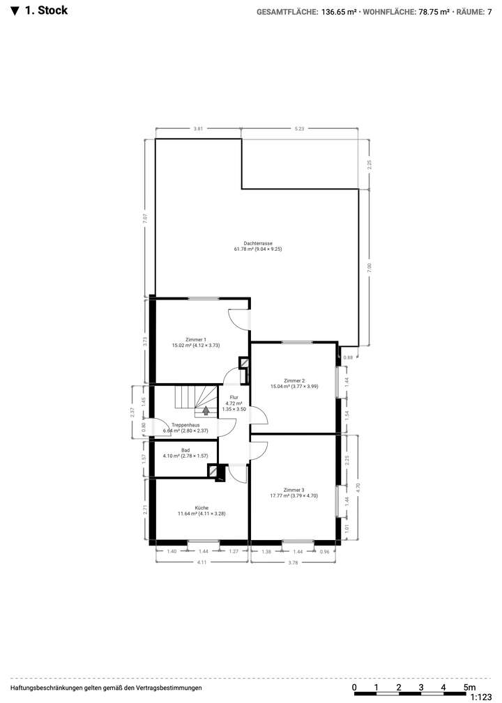 Grundriss 1. Obergeschoss