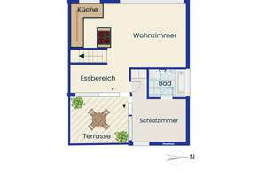 Loftgefühl auf zwei Ebenen – Außergewöhnliche 5-Zimmer-Maisonette-Wohnung in München-Obermenzing – Die vollständige Adresse der Immobilie erhältst du vom Anbieter., 81247 Obermenzing, München – Vorschaubild 25