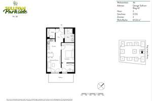 Perfekt für Paare: 2-Zimmer-Wohnung mit Büro – George-Sullivan-Ring 42, 68309 Käfertal, Mannheim – Vorschaubild 12