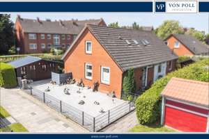 Ebenerdig & teilmodernisiert – DHH mit Charme – Die vollständige Adresse der Immobilie erhältst du vom Anbieter., 26725 Borßum/Hilmarsum, Emden – Vorschaubild 1