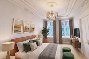 Vermietete 6-Zimmer-Altbauwohnung im Waldstraßenviertel mit Balkon – Die vollständige Adresse der Immobilie erhältst du vom Anbieter., 4105 Zentrum-Nordwest, Leipzig – Vorschaubild 2