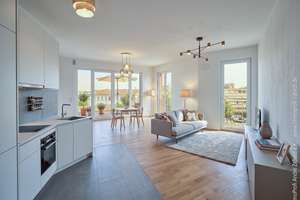 Neubau-Erstbezug: 2-Zimmer-Wohnung+Sonnenbalkon in Darmstadt – 64283 Mitte, Darmstadt – Vorschaubild 5