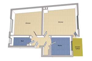 IMMOBERLIN.DE - Ideal ausgerichtet! Helle Wohnung mit Westbalkon in behaglicher Lage – Die vollständige Adresse der Immobilie erhältst du vom Anbieter., 13585 Spandau (Ortsteil), Berlin – Vorschaubild 8