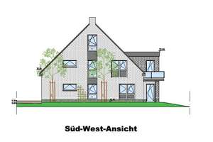 Zur Miete - Neubau-Maisonette mit Dachterrasse und eigenem Stellplatz an der niederl. Grenze – Hauptstraße 11A  OGL, 47559 Kranenburg – Vorschaubild 3