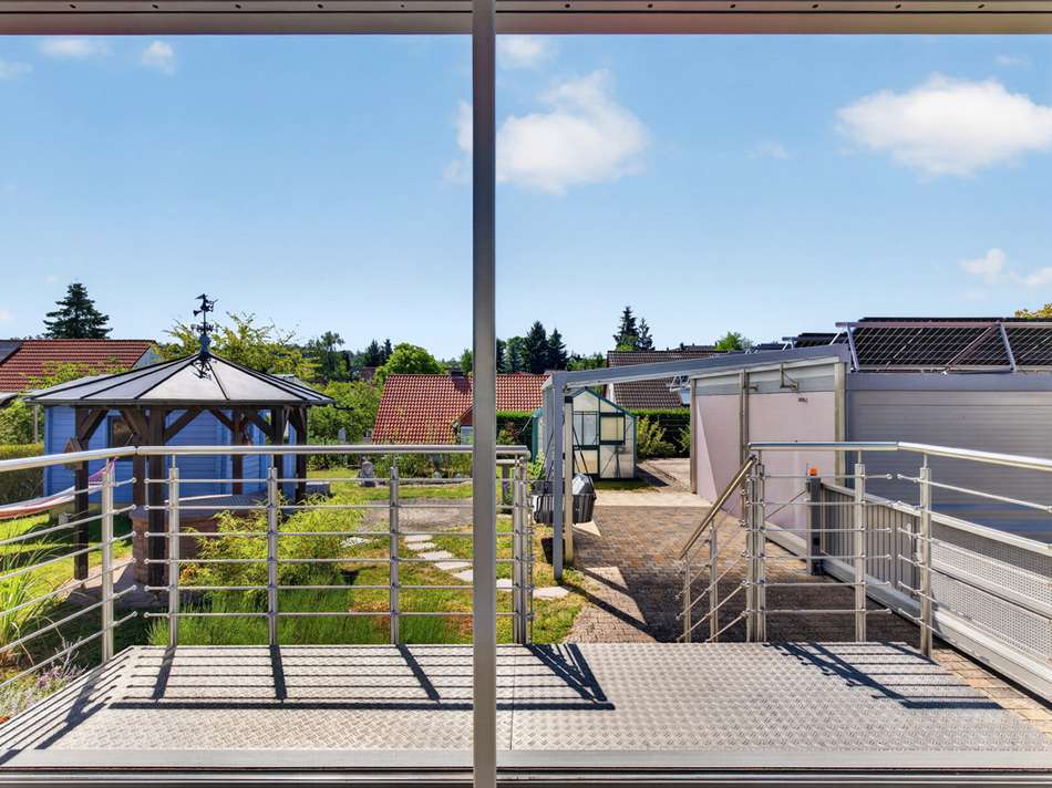Ausblick in den Garten