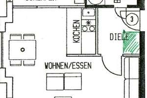 Gehobene 1,5-Zimmer-Wohnung mit neuer Einbauküche in Wiesbaden – Schiersteiner Straße 39, 65187 Rheingauviertel / Hollerborn, Wiesbaden – Vorschaubild 9