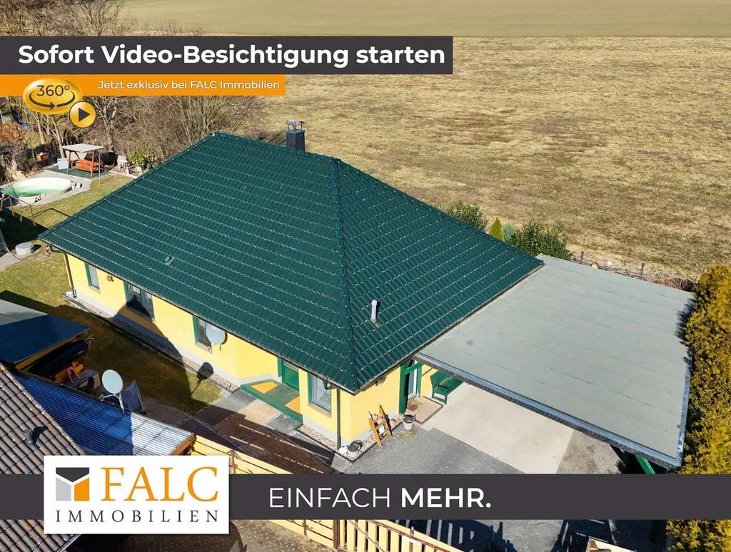 Immobilie in Beetzsee - Moderner Familien-Bungalow mit Garten, Pool & Feldblick - Bild 0