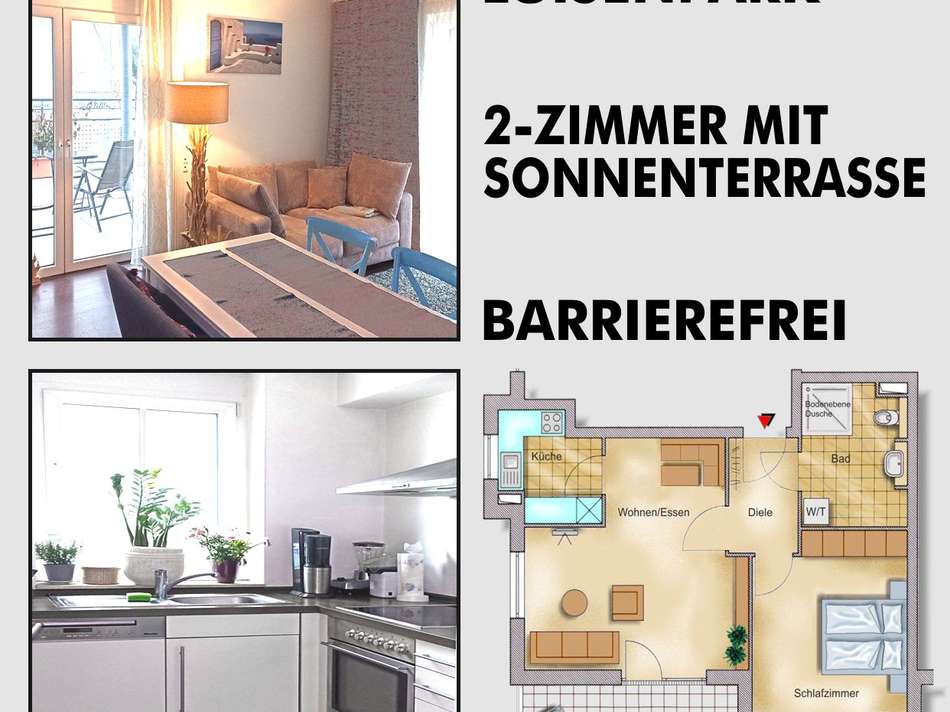 Oststadt: 2-ZKB Terrasse