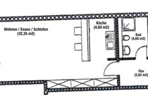 Modernes 1-Zimmer Apartment mit Aufzug und EBK in Uni-Nähe – Haydnstraße 1, 93053 Galgenberg, Regensburg – Vorschaubild 7