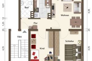 Wohnen oder vermieten: renovierte 3 Zimmer-Wohnung in Düsseldorf-Eller, neue Küche, neue Heizung  – 40231 Eller, Düsseldorf – Vorschaubild 11