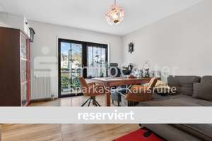 Sichere Kapitalanlage: Vermietete 2-Zimmer-Wohnung mit Balkon in Karlsruhe-Durlach
