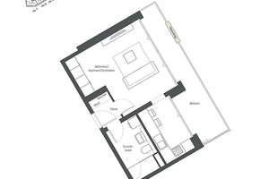 Stadtapartment mit sep. Küche, großen Fensterfronten und Balkon zum grünen Innenhof – Angela-Molitoris-Platz 1, 81245 Neupasing, München – Vorschaubild 4