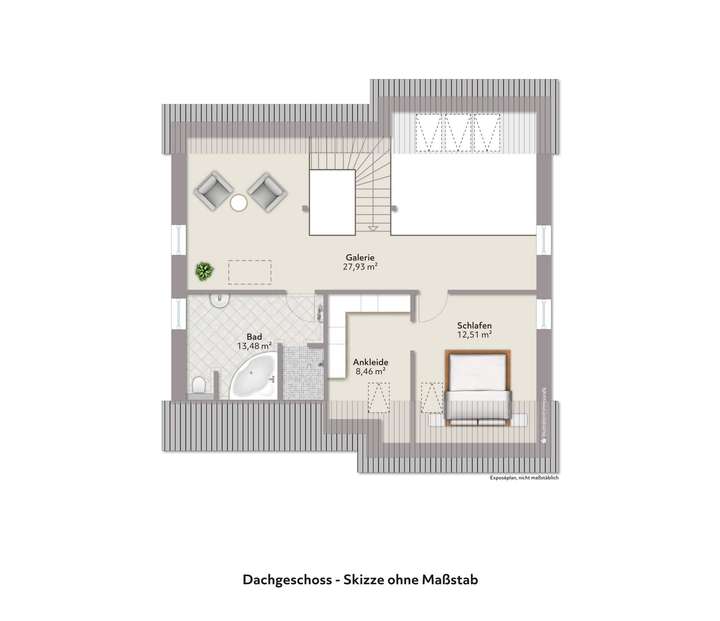 Grundriss Dachgeschoss