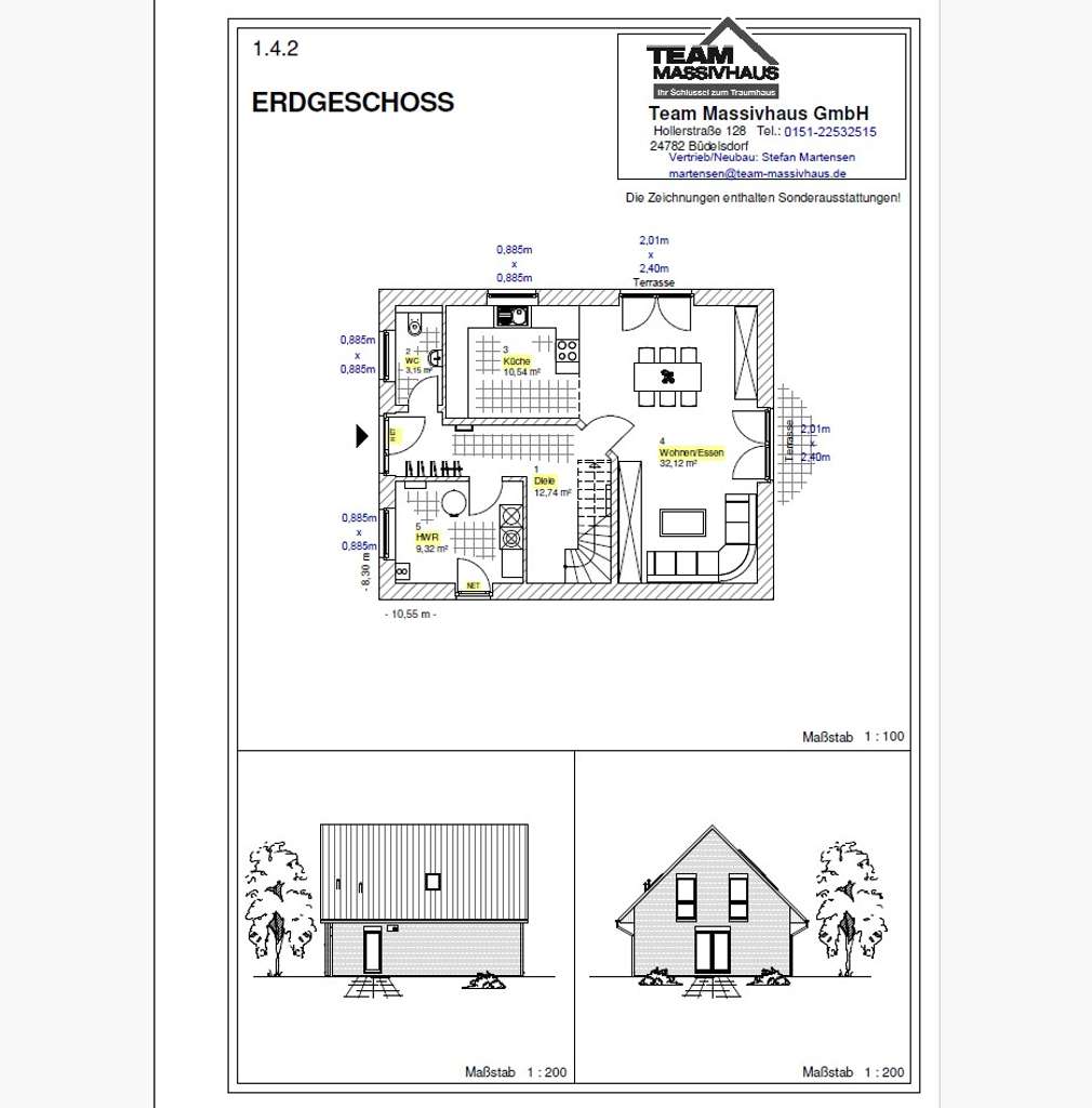NEU...BEZAHLBAR...WUNDERBAR! Team-Massivhaus baut IHR Familienhaus NEU in bester Ausstattung!
