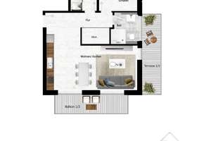 Wunderschöne 3-Zimmer Wohnung im Innenhof inkl. Einbauküche – Ludenberger Str. 19, 40629 Grafenberg, Düsseldorf – Vorschaubild 11