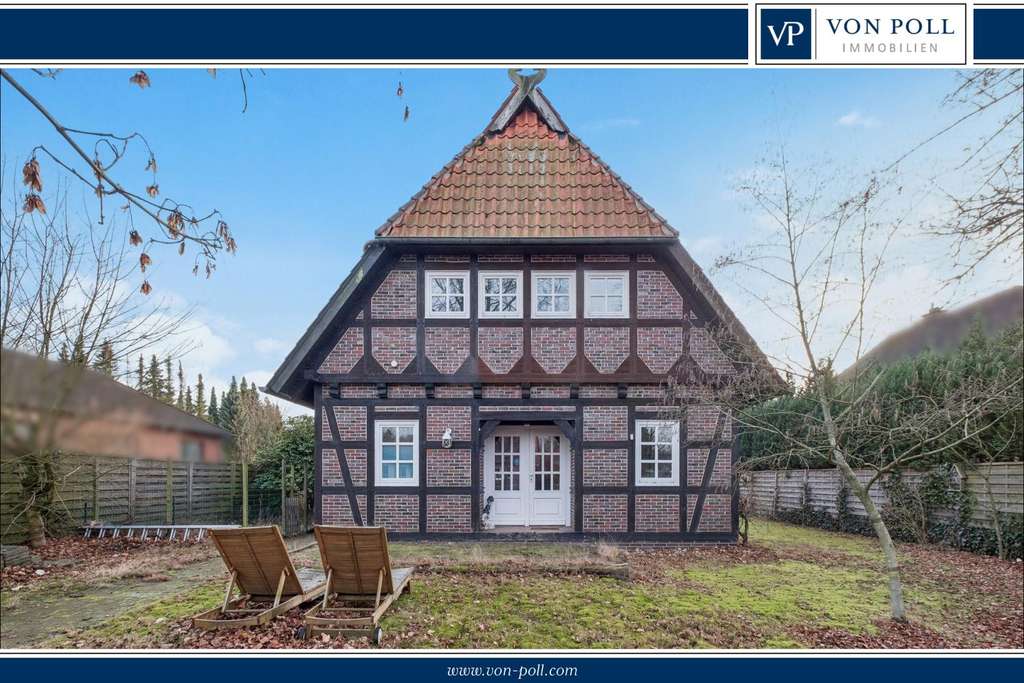 Immobilie in Bispingen - Außergewöhnliches Fachwerkhaus mit Galerie und Kamin - Bild 0