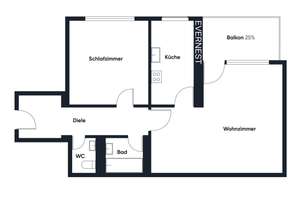 Investitionschance mit Entwicklungspotenzial: 2-Zimmer-Wohnung in Münster mit optionaler Garage – Die vollständige Adresse der Immobilie erhältst du vom Anbieter., 48151 Aaseestadt, Münster – Vorschaubild 8
