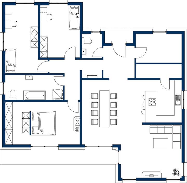 155m², Wfl.