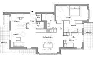 • NEUBAU • 3-Zi-Wohnung mit 2 Balkonen • Aachen-Laurensberg • ca. 121 m² • Aufzug • moderne Aussstat – Karl-Friedrich-Straße 32, 52072 Laurensberg (Statistischer Bezirk), Aachen – Vorschaubild 12