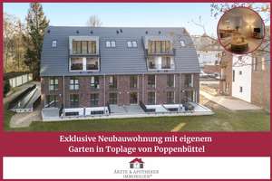 Exklusive Neubauwohnung mit eigenem Garten in Toplage von Poppenbüttel