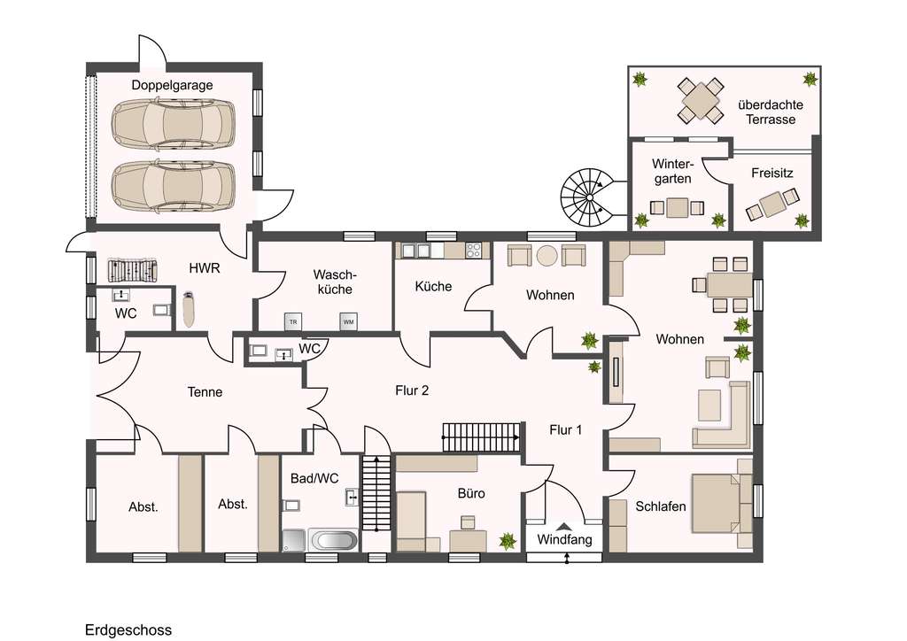 Immobilie in Espelkamp - Großes Landhaus in stadtnaher Alleinlage auf einem ca. 25.894 m² Grundstück... - Bild 1