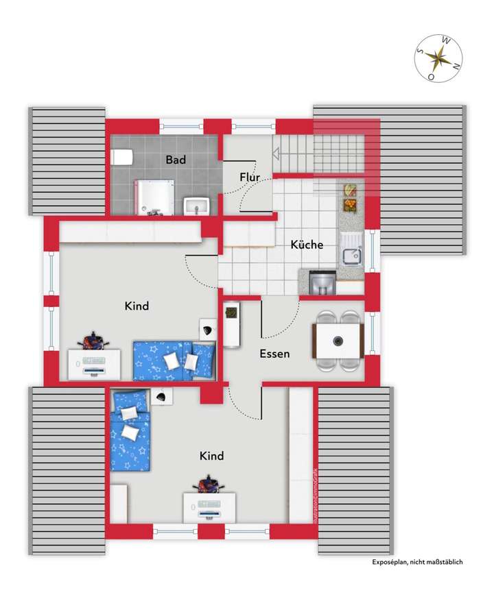 Grundriss Obergeschoss