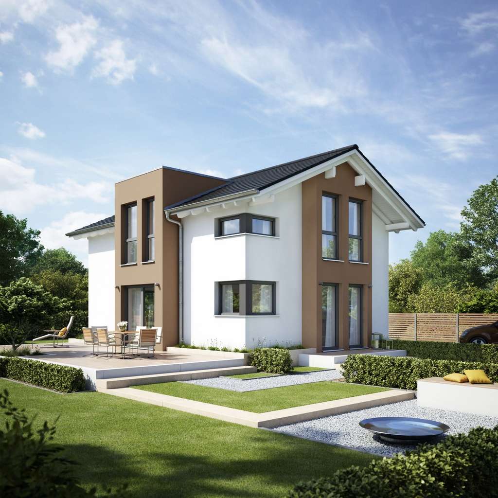 Immobilie in Dachsberg (Südschwarzwald) - Bestpreisgarantie bei Bien-Zenker - Grundstück mit Bien-Zenker Einfamilien Haus EVO122 - Bild 0