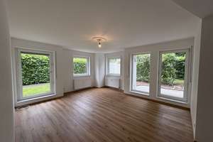 Modernes Wohnen in Bonn-Rüngsdorf: Helle 3-Zimmer-Erdgeschosswohnung mit Gartenterrasse