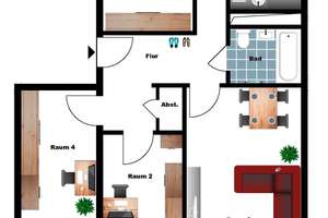Helle und geräumige 4-Zimmer-Wohnung zur Miete! – 39130 Neu Olvenstedt, Magdeburg – Vorschaubild 17