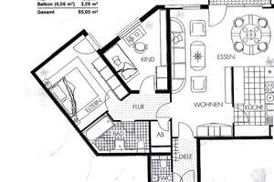 Attraktive 3,5-Zimmer-Wohnung mit Terrasse, Hobbyraum und Tiefgaragenstellplatz – 68309 Käfertal, Mannheim – Vorschaubild 13