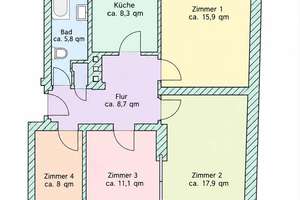 4-Zimmer-Wohnung im Westlichen Ringgebiet mit Garage – Die vollständige Adresse der Immobilie erhältst du vom Anbieter., 38118 Westliches Ringgebiet, Braunschweig – Vorschaubild 13