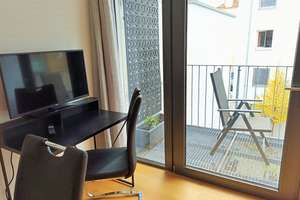 Möbl. Apartment, ruhig, all-inclusive, WLAN /  furnished, central, quiet – Schmellerstr., Nahe U3 + U6 0, 80337 Am Schlachthof, München – Vorschaubild 5