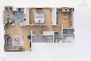 3-Zimmer-Eigentumswohnung im grünen Ahlem: Ihr neues Wohlfühlzuhause mitten in Hannover! – Die vollständige Adresse der Immobilie erhältst du vom Anbieter., 30453 Ahlem, Hannover – Vorschaubild 13