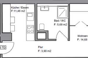 *ERSTBEZUG 1 Zimmer Traum -  mit hochwertiger Möblierung & Design-Küche – Brucknerstraße 60, 70195 Stuttgart – Vorschaubild 7
