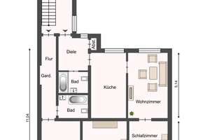 Denkmal trifft Rendite – Historisches Mehrfamilienhaus in Köln-Mülheim zu verkaufen! – Bergisch-Gladbacher-Straße 105, 51065 Mülheim (Ortsteil), Köln – Vorschaubild 4