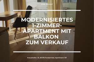Renoviertes 1-Zimmer-Apartment mit Balkon in München – ideal für Kapitalanleger oder Eigennutzen