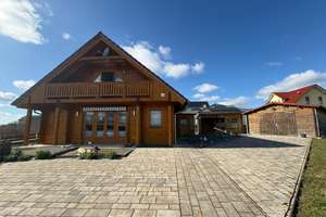 **Holz-Blockhaus in ruhiger Feldrandlage am Rande der Rhön / Dauerhaft Wohnen oder Ferienhaus** – Die vollständige Adresse der Immobilie erhältst du vom Anbieter., 98631 Grabfeld – Vorschaubild 1