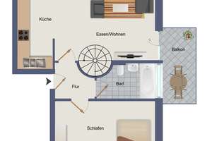 Lukrativ vermietete Maisonettewohnung in bester Lage in Kleinzschachwitz – Die vollständige Adresse der Immobilie erhältst du vom Anbieter., 1259 Kleinzschachwitz, Dresden – Vorschaubild 11