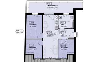 Modernes WG‑Zimmer in 3er‑WG zu vermieten – Tannenburgstr. 47, 49084 Schinkel, Osnabrück – Vorschaubild 5