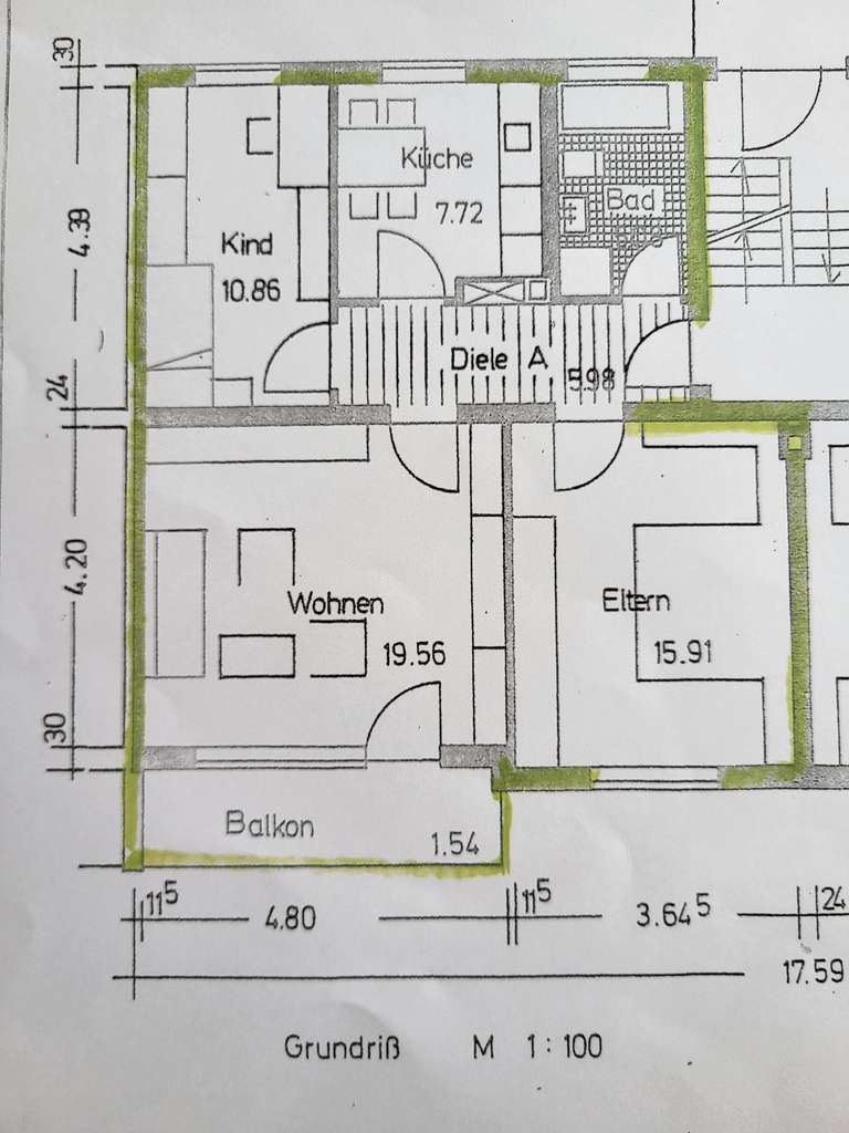 Immobilie in Waldkraiburg - Gepflegte 3-Zimmer-Wohnung mit Balkon in Waldkraiburg - Bild 2