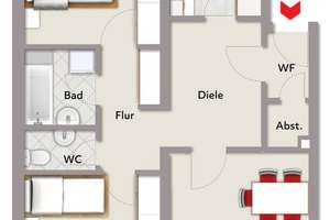 Freie 3-Zimmer-Wohnung mit Tiefgaragenstellplatz in Röthenbach b. Schw. – Die vollständige Adresse der Immobilie erhältst du vom Anbieter., 90449 Röthenbach West, Nürnberg – Vorschaubild 15
