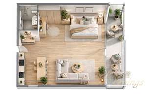 Möblierte - frisch renovierte 1-Zimmer-Wohnung! – Die vollständige Adresse der Immobilie erhältst du vom Anbieter., 80997 Moosach-Bahnhof, München – Vorschaubild 6