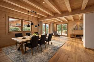 Exklusives Bio-Blockhaus mit alpinem Charme und modernem Wohnkomfort – Die vollständige Adresse der Immobilie erhältst du vom Anbieter., 83700 Rottach-Egern – Vorschaubild 3