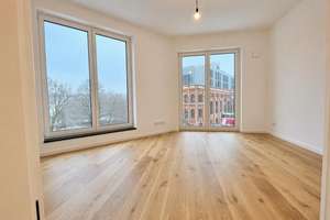 Moderne 1-Zimmer Neubauwohnung (Bj. 2023) für 1 Person mit Balkon und  Weitblick – Leverkusenstraße 40, 22761 Bahrenfeld, Hamburg – Vorschaubild 4
