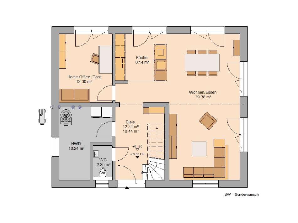 Grundriss Erdgeschoss